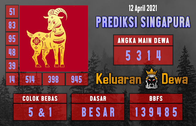 Syair SGP 12 April 2021